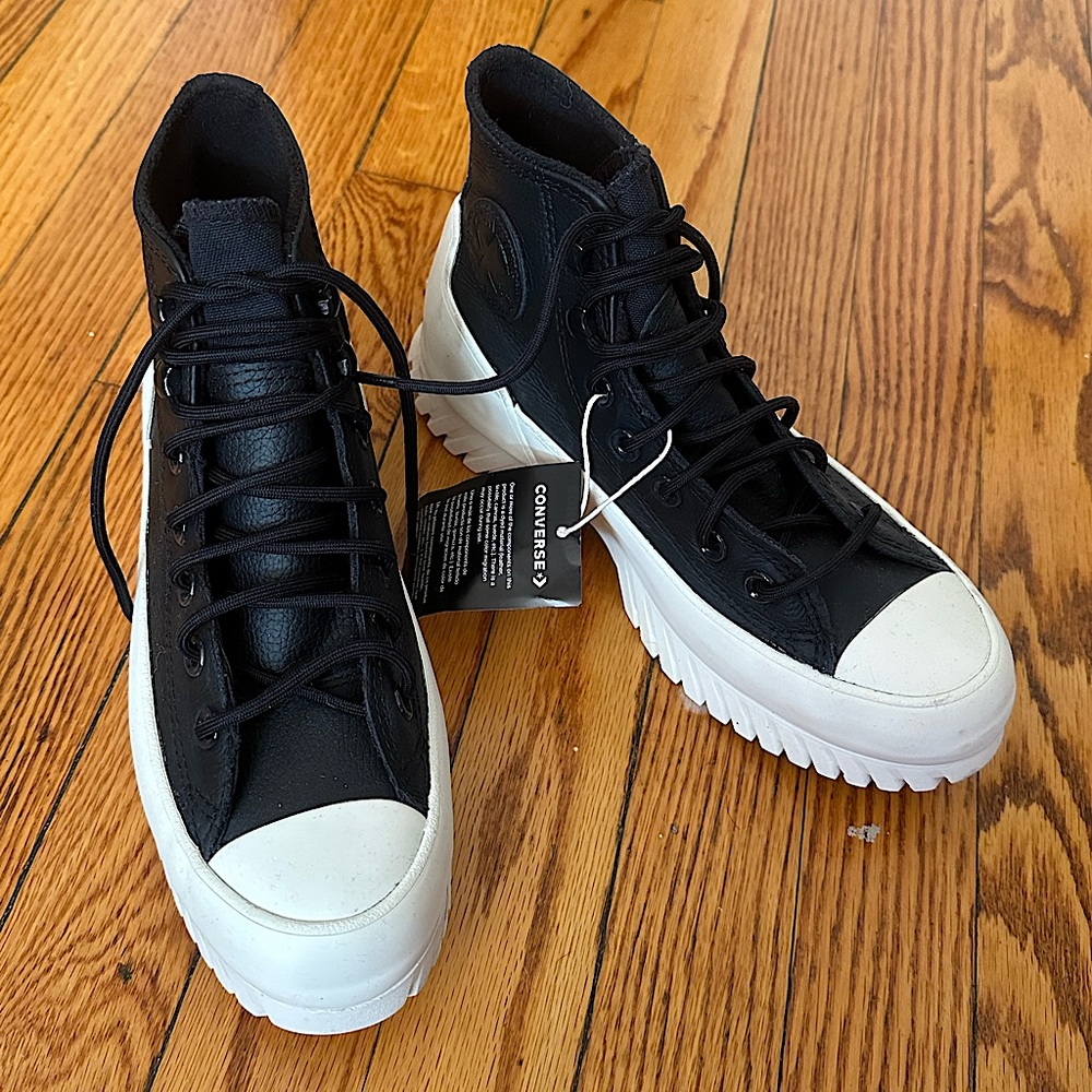 brand new platform converse never worn